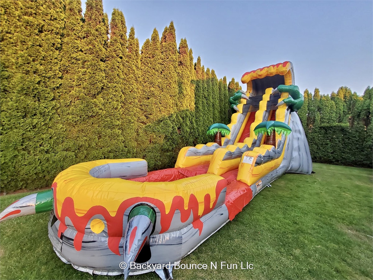 20ft T-Rex - Party Rental in Tx | Backyard Bounce N Fun Llc